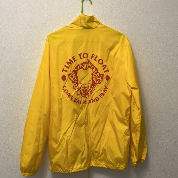 Yellow and Red It wind Breaker - Picture 2 of 2